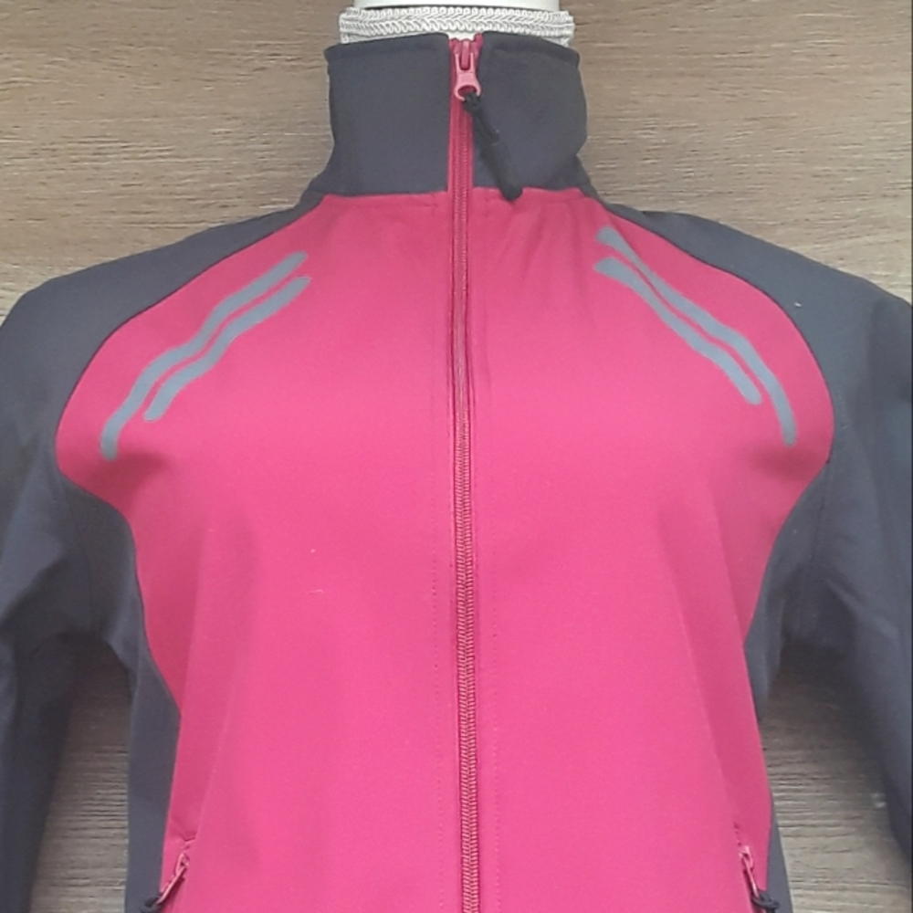Avia Gray and Pink Fleece Lined Activewear Jacket - Size Small - Picture 12 of 13